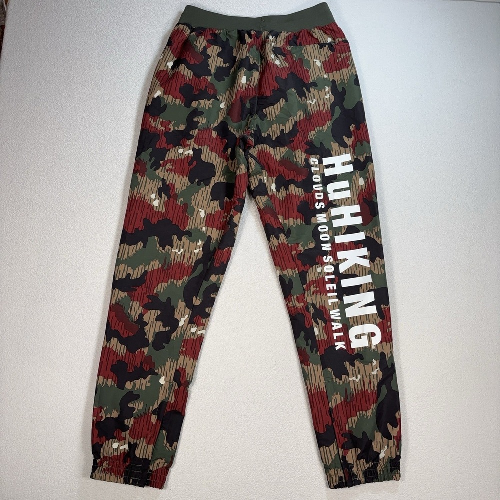 Adidas Pharrell Williams Hu Hiking Jogger Pants Men's M‎ Green Camo Mesh Lined